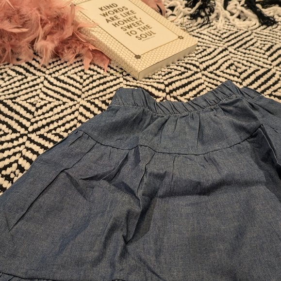 Kids Girls Jean Skirt - Picture 3 of 6